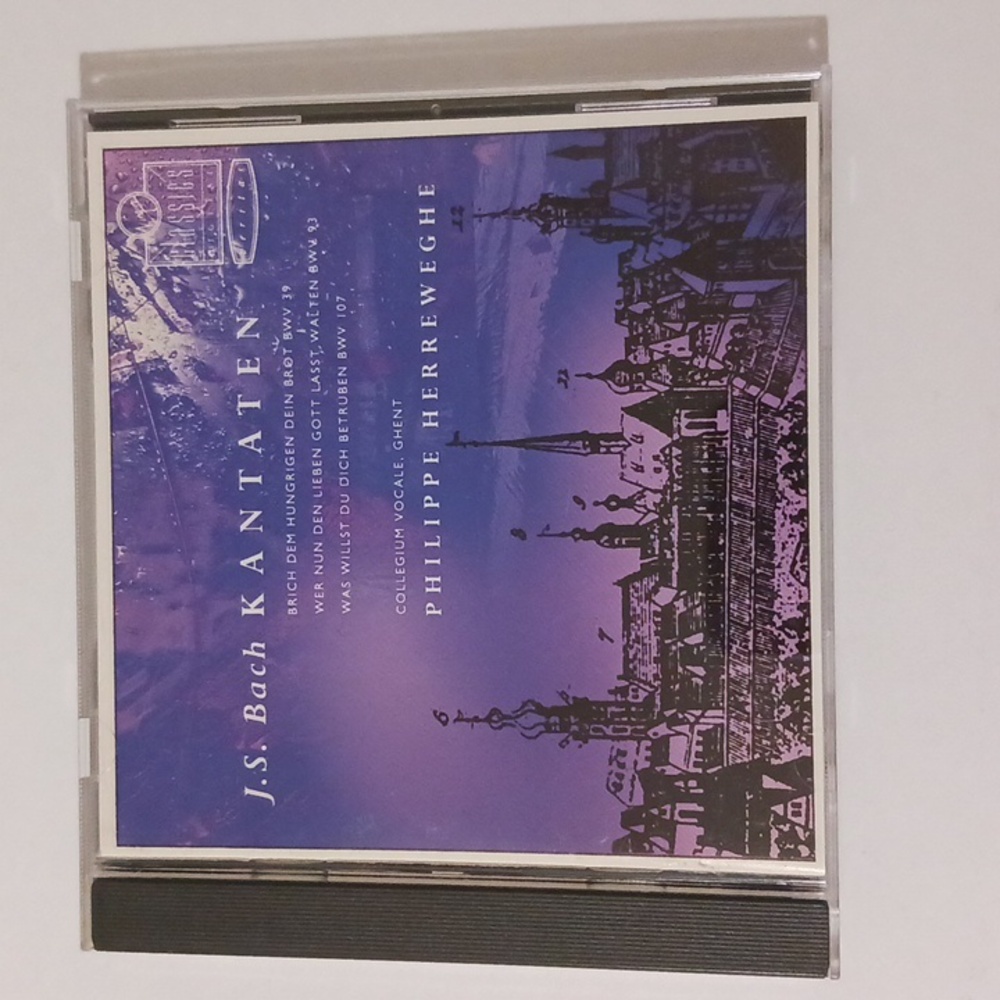 J.S. Bach Kantatan BWV 39, 93, 107 CD Herreweghe Collegium Vocale Tested Baroque